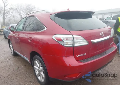 2010 Lexus Rx 350 z USA, uszkodzony, nr VIN 2T2BK1BA1AC018704